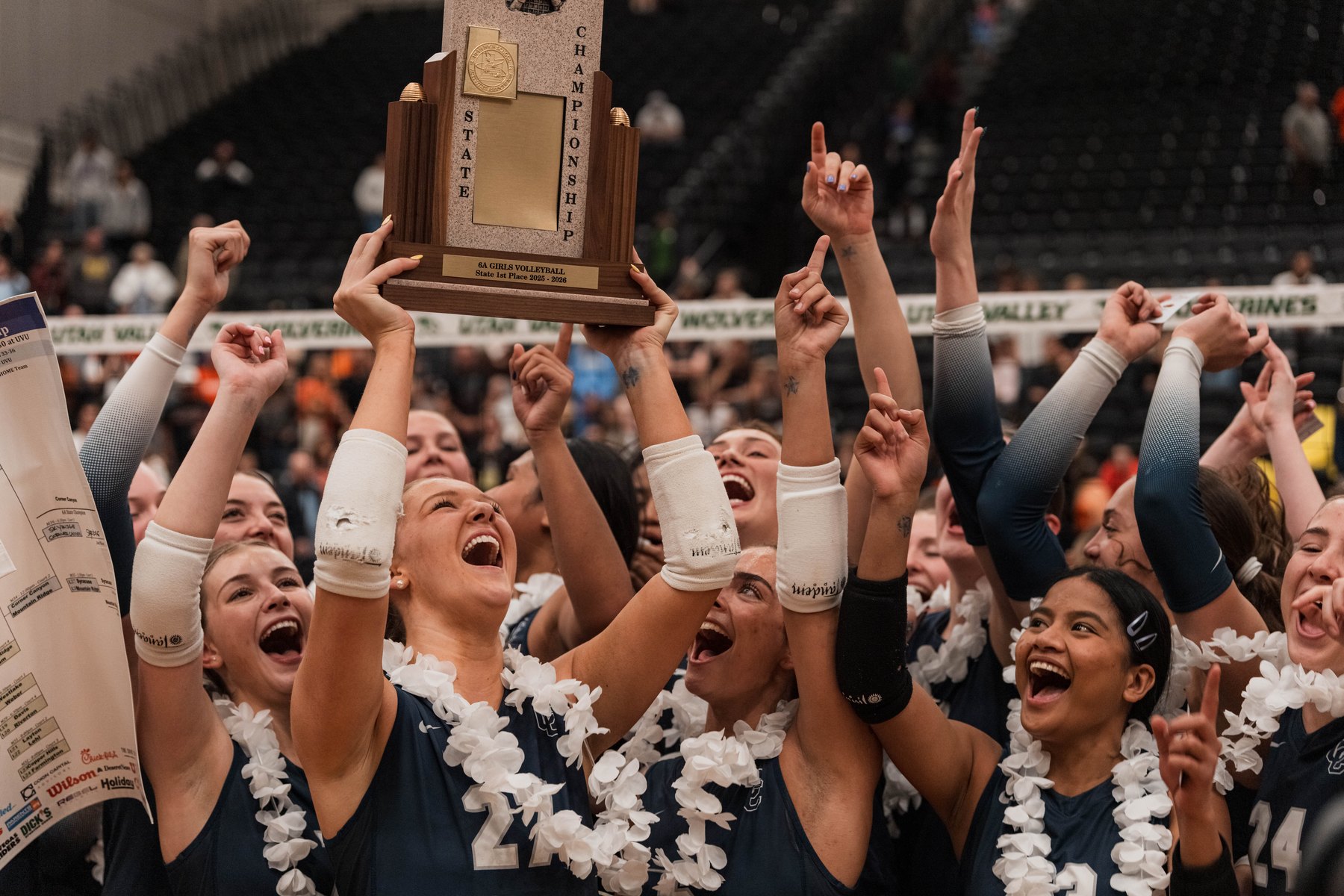 Corner Canyon's 6A Volleyball Celebration, In Photos and Video